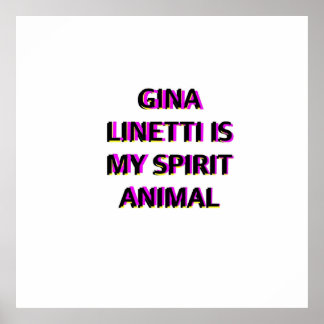 Poster Gina Linetti Brooklyn 99 Animal espirituoso