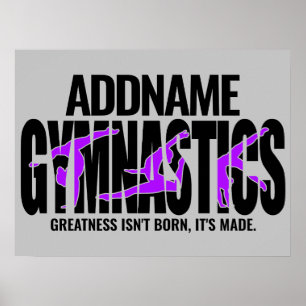 Poster Ginástica de ginástica Acrobática Equipe Colaborad