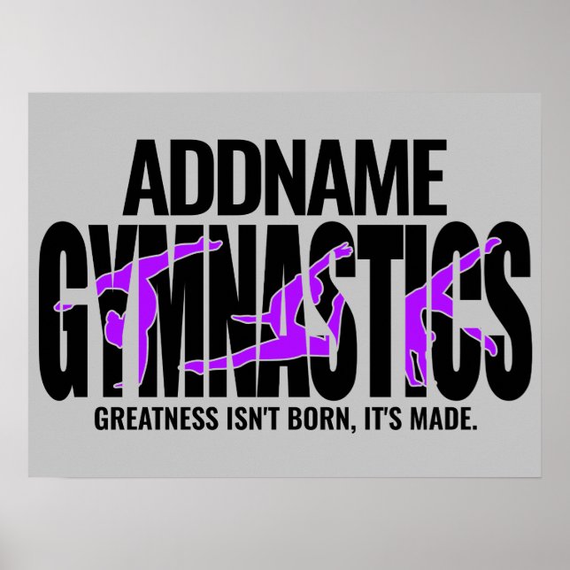 Poster Ginástica de ginástica Acrobática Equipe Colaborad (Frente)