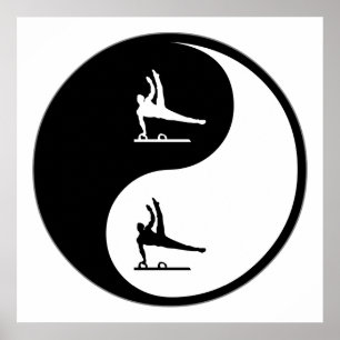 Poster Ginástica de Yin Yang