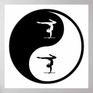 Pôster Ginástica de Yin Yang
