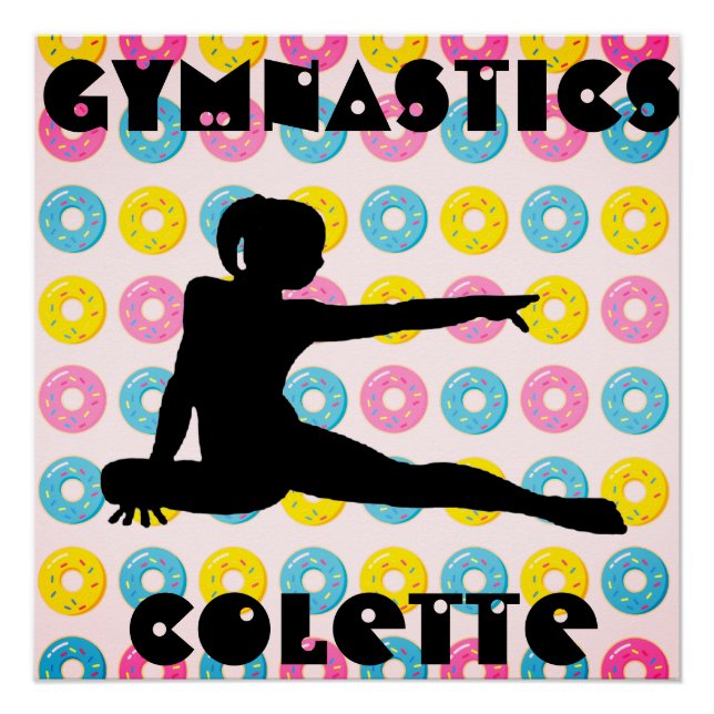 Pôster Ginástica e Donuts (Frente)