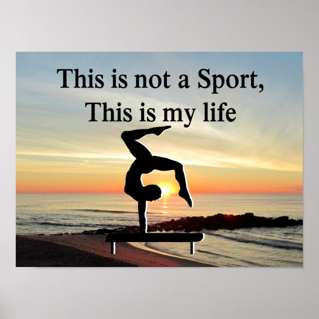 POSTER GINÁSTICA É MINHA VIDA (Frente)