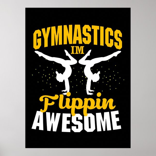 Poster Ginástica Eu Estou Incrível (Frente)