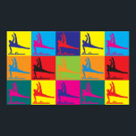 Poster ginástica Pop Art<br><div class="desc">Gymnastics Pop Art. Se a ginástica é o seu passatempo,  ocupação ou obsessão,  mostre-o com camisetas da ginástica excelente,  canecas,  adesivos e muito mais. Eles também são presentes de excelente para outros fãs da ginástica!</div>