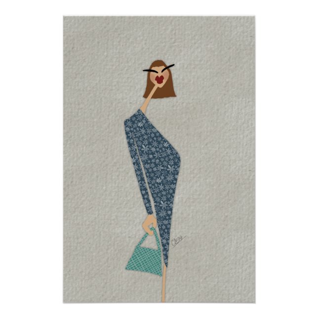 Pôster Ginette en promenade Fashion (Frente)