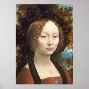 Poster Ginevra de' Benci, C. 1474 - 78