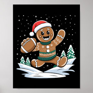 Poster Gingerbird Man Futebol Feio Pijamas Co
