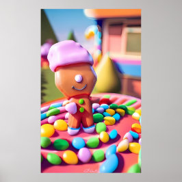Poster Gingerbread Boy se Redime - Arte de Ken Gage