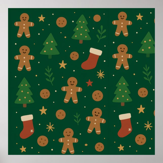 Poster Gingerbread Christmas Fun (Frente)