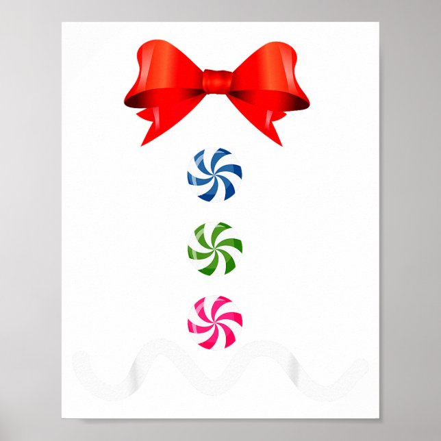 Poster Gingerbread Man Christmas Costume Cookie Baking  (Frente)