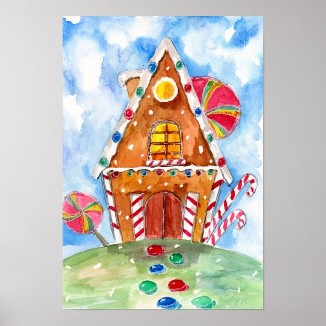 Poster Gingercake House and Lollipops (Frente)
