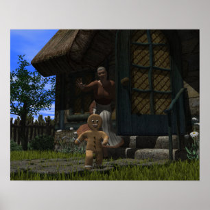 Pôster Gingerpão em fuga