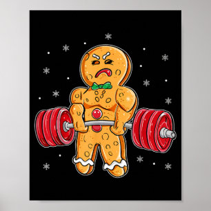 Poster Gingershred Engraçado Homem de Biscoito de Gengibr