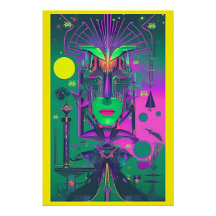 Pôster Gingham Juno Lark