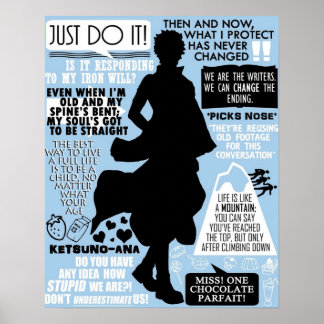 Poster Gintama  Sakata Gintoki Quotes