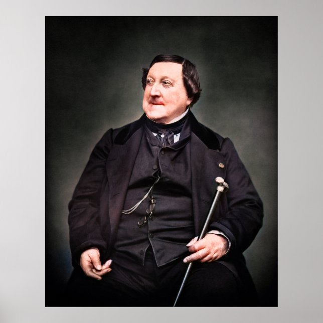 Poster Gioachino Rossini - Compositor (Frente)
