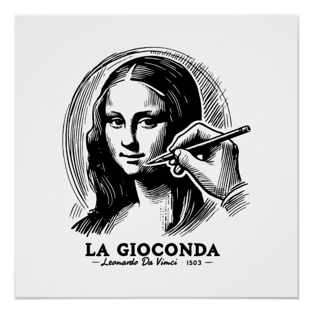 Pôster Gioconda (Frente)
