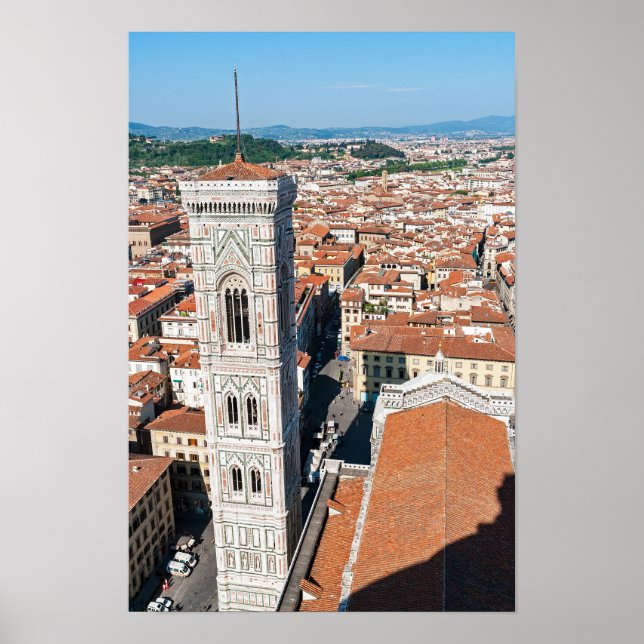 Poster Giotto's Campanile - Florence, Toscana, Itália (Frente)