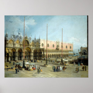 Poster Giovanni Antonio Canal Piazza San Marco