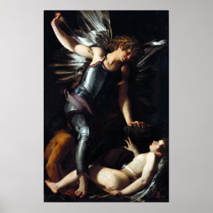 Poster Giovanni Baglione as derrotas divinas do Eros