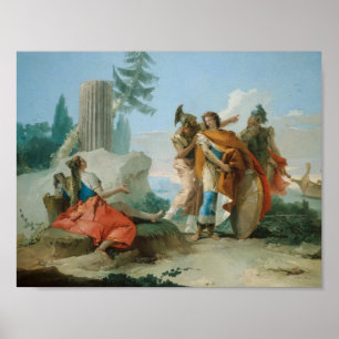 Poster Giovanni Battista Tiepolo - Armida Abandonado