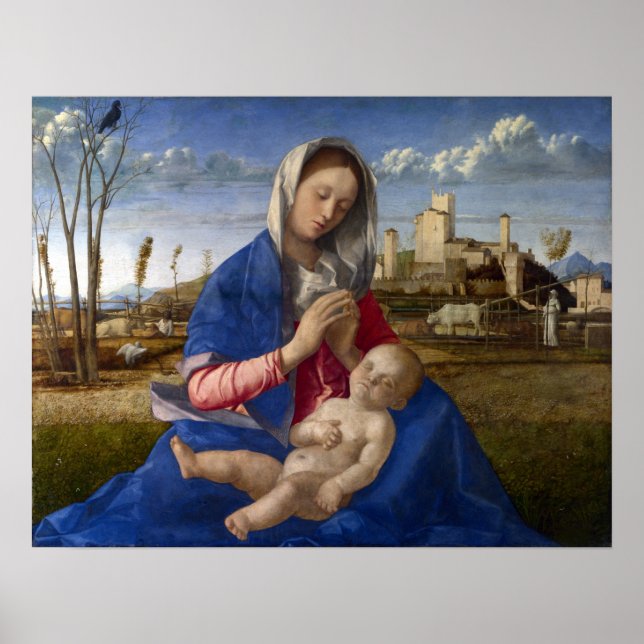 Poster Giovanni Bellini Madonna do Prado (Frente)