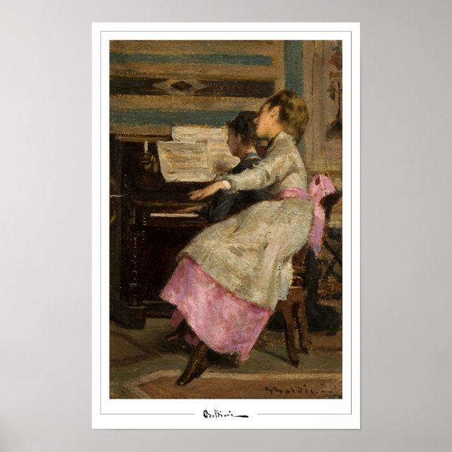 Poster Giovanni Boldini Zedign Cartaz de Arte #599 (Frente)