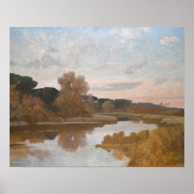 Poster Giovanni Costa.- Castel Fusano (Frente)