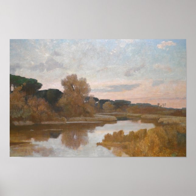 Poster Giovanni Costa.- Castel Fusano (Frente)