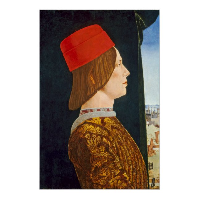 Pôster Giovanni II Bentivoglio, c. 1474-77 (Frente)