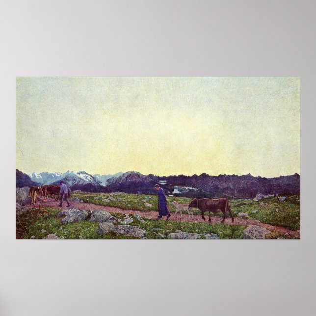 Poster Giovanni Segantini - Natureza (Frente)