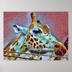 POSTER GIRAFA 