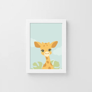 Poster Girafa Bebê