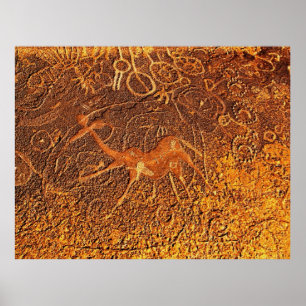 Poster Girafa da dança