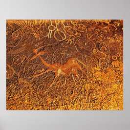 Poster Girafa dançante