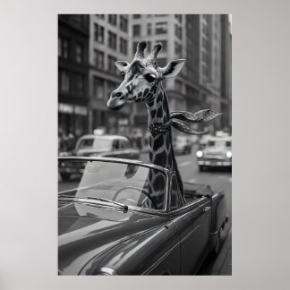 Poster Girafa de Nova York