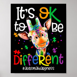 Poster Girafa, está bem ser diferente a consciência do au