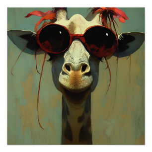 Pôster Girafa legal