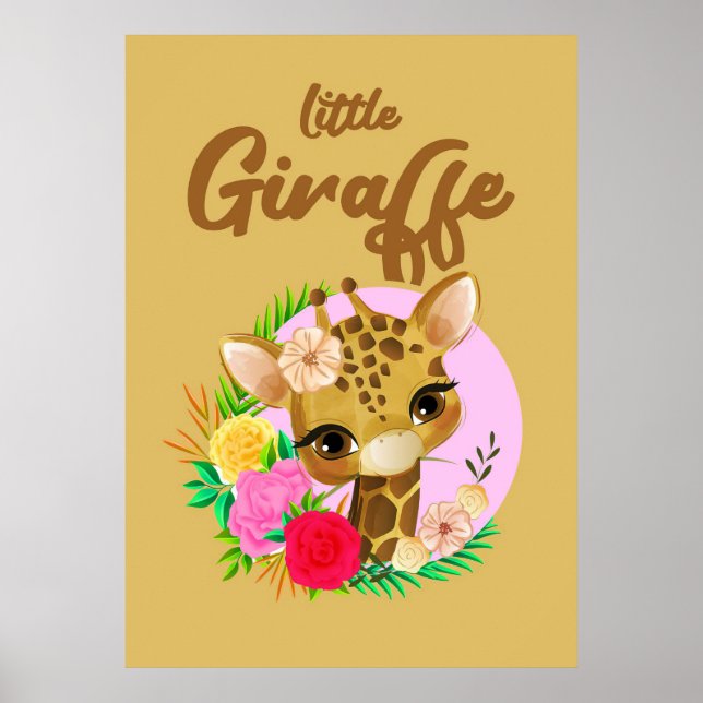 Poster Girafa Lover Girafas Africa (Frente)