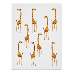 Pôster Girafas