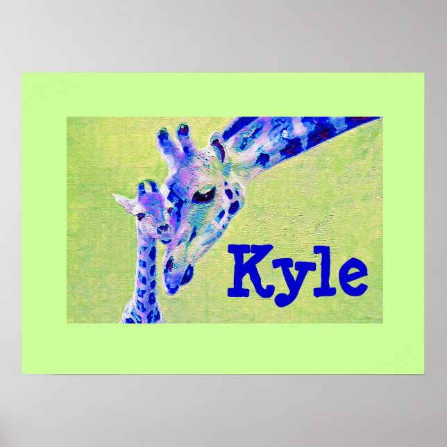 Poster girafas moles (Frente)