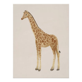 Pôster Giraffe Nursery Art