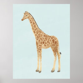 Poster Giraffe Nursery Art