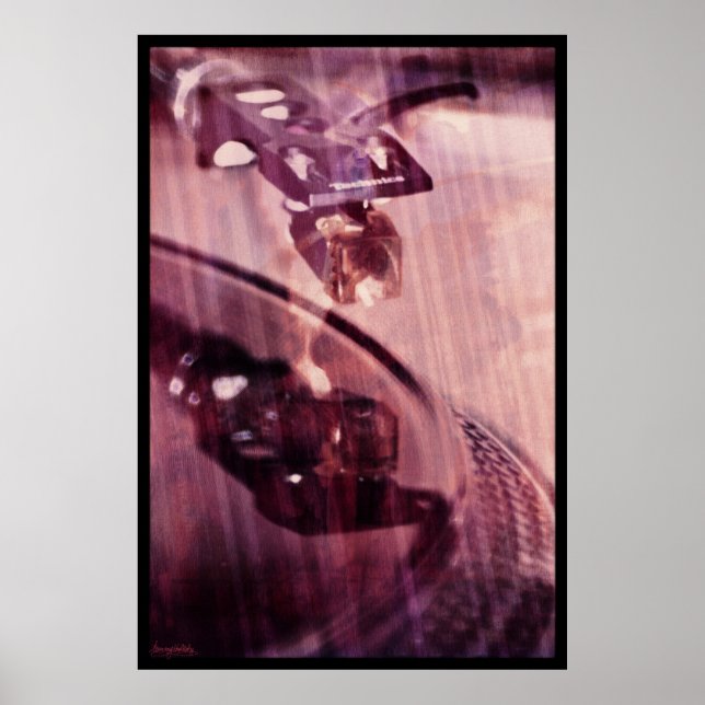 Pôster girando no escuro (Frente)