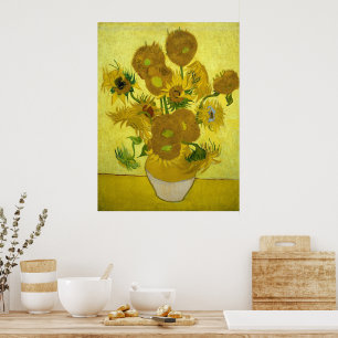 Poster Girasóis de Vincent Van Gogh