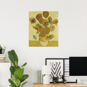 Poster Girasóis de Vincent van Gogh (1888)