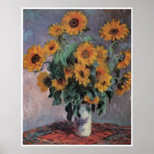 Poster Girassóis, 1881 Claude Monet