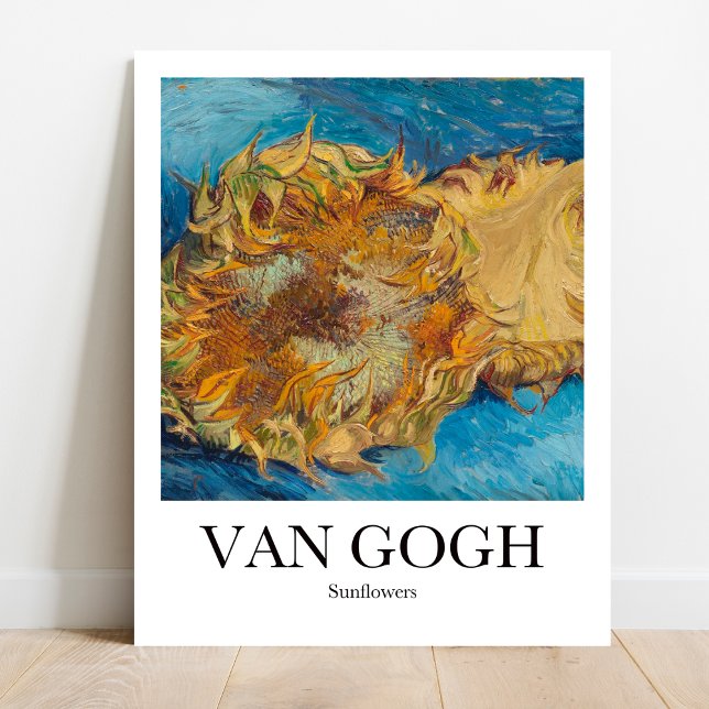 Poster Girassóis por Vincent Van Gogh (Bring Sunshine Home: Van Gogh's Sunflowers. Vivid colors, museum-quality print})