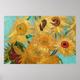 Poster Girassóis por Vincent van Gogh